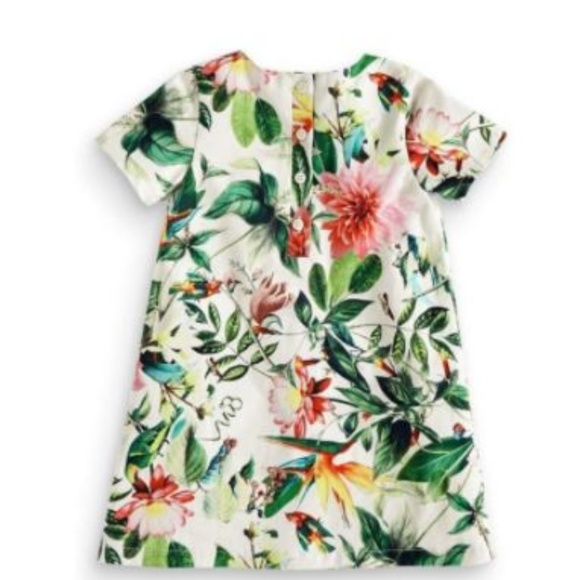 Size 5 Lovely floral girl's lined dress - Picture 5 of 10